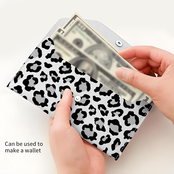 Cash Envelope Wallet Cute PU Leather Envelopes Bag - Image 4