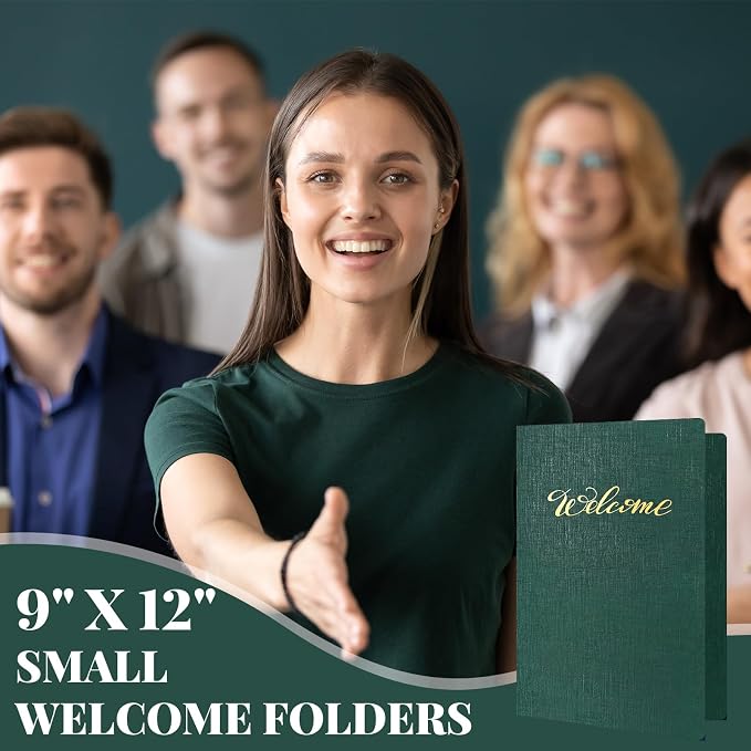 Affrolling 50 Pack 6 x 9 Inch Welcome Pocket Folders Church Visitor Welcome - Image 6