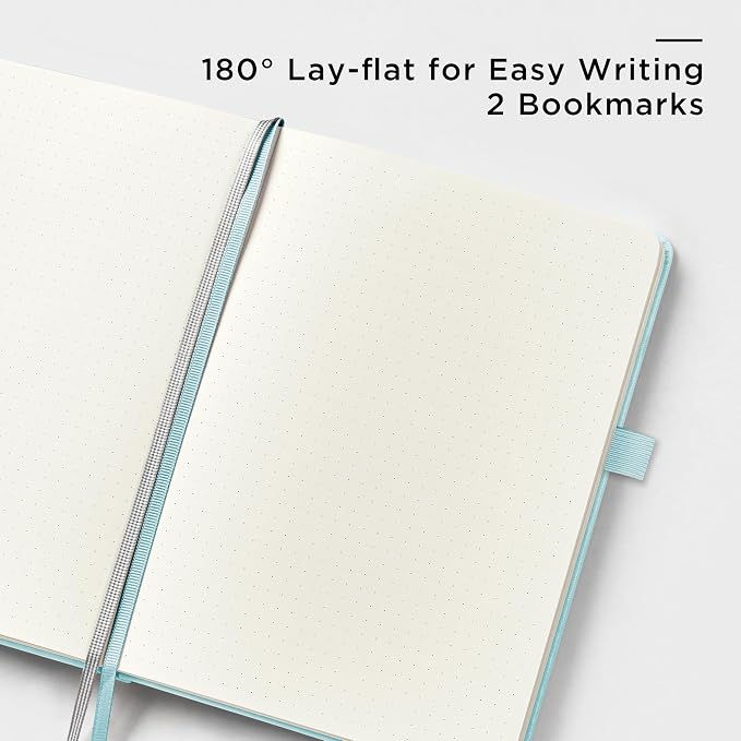 &And Per Se Dotted Journal Notebook, A5 Hardcover Leather Dotted Journal - Image 3