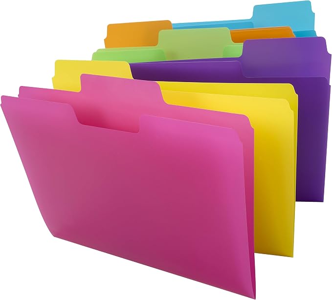 Smead SuperTab Poly Plastic File Folders - Image 3