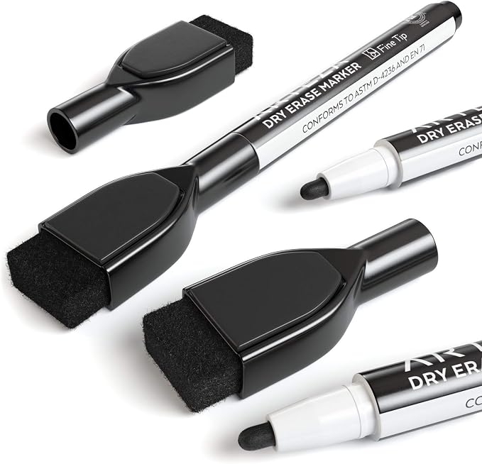 ARTEZA Black Dry Erase Markers - Image 2