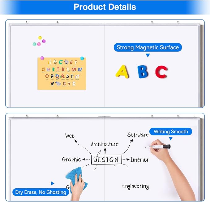 Magnetic White Board Dry Erase Board - Image 3