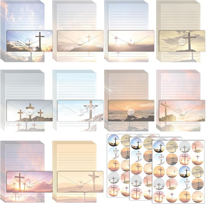 TaoBary 160 Pcs Stationery Paper Set 50 Double Sided Stationery Papers by TaoBary