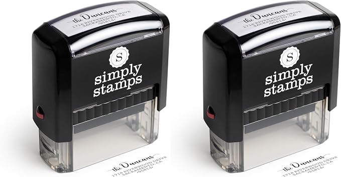 The Duncans Personalized Self-Inking Address Stamp | Envelope Return Address by 904Custom