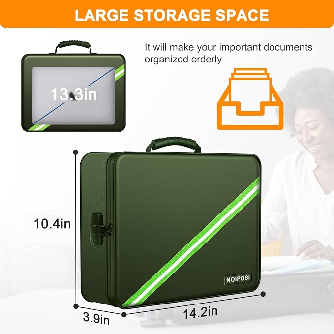 Noiposi 5200℉ Fireproof Document Box - Image 6