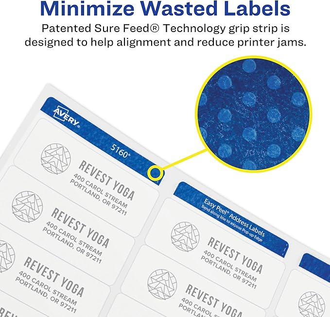 Avery High Visibility Printable Round Labels - Image 3