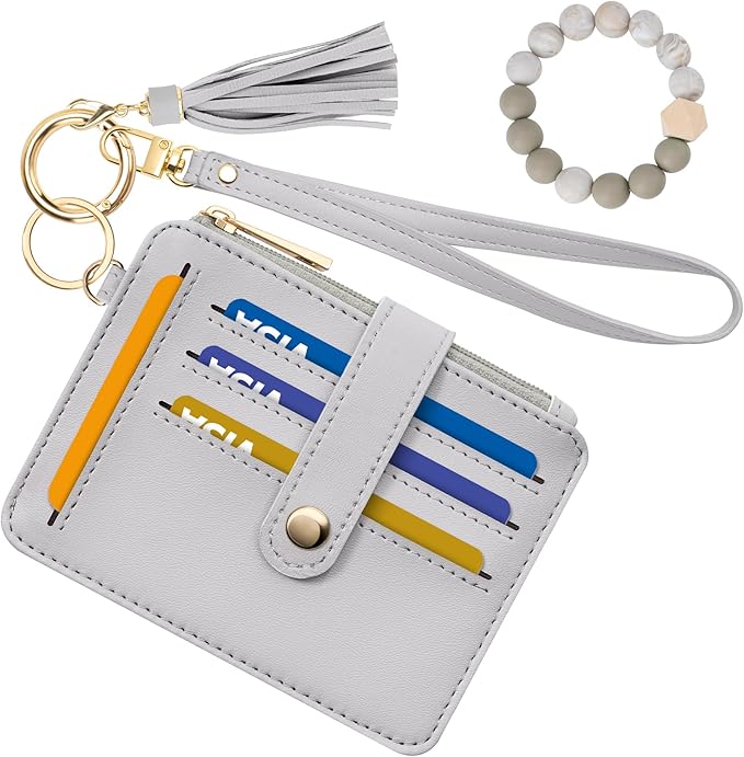 Airkit Wristlet Wallets for Women, Keychain RFID Blocking Credit Card Holder by Airkit