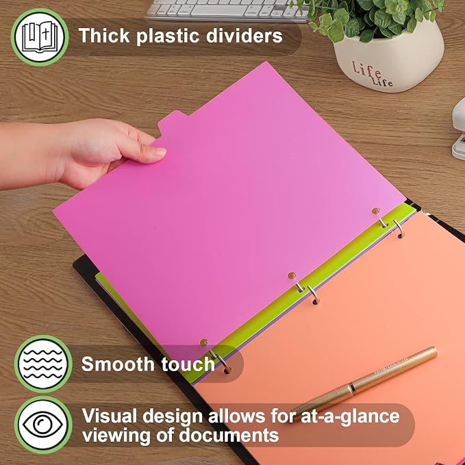 habgp 16Pcs/2 Set Binder Dividers - Image 7