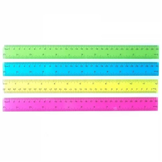 Ruler 12 inch Rulers for Kids Plastic Clear Ruler Bulk for Classroom School - Image 7