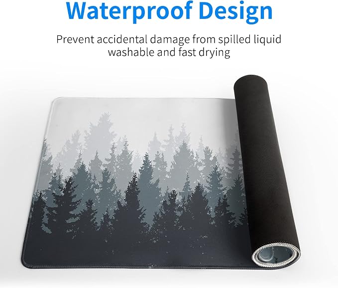 Desk Mat, Large Mouse Pad 31.5x11.8 Inch XL Extended Gaming Mouse Pad Mat - Image 4