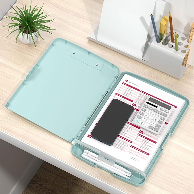 Rimilak Clipboard with Storage, 8.5 x 11'' High Capacity Clip Board, - Image 7