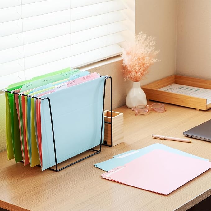 Oxford Hanging File Folders, 25 Pack, Letter Size, 5 Pastel Colors, 5 Tab - Image 5
