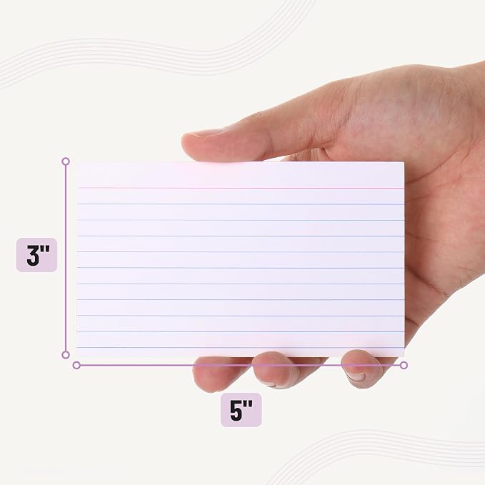 Mr. Pen- Lined Index Cards, 100 Cards, Flash Cards, Note Cards | Index Card - Image 4
