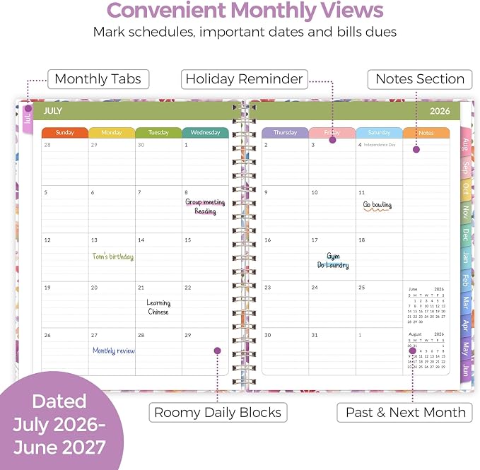 SKYDUE Teacher Planner 2026-2027 Academic Year, 8.5" x 11" Teacher Lesson - Image 4