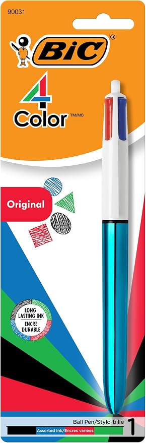BIC 4-Color Retractable Ballpoint Pen - Image 2