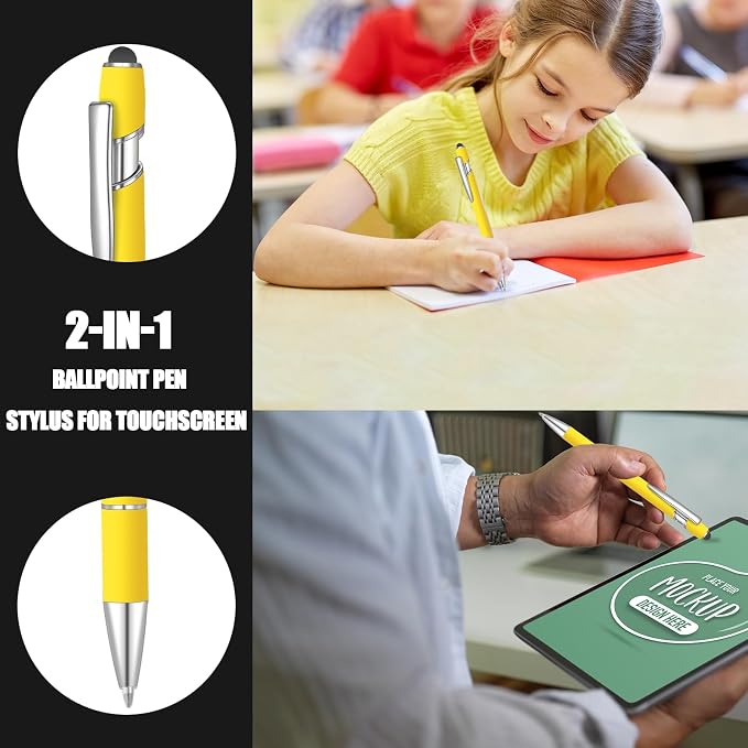 6 Pcs Blue Ink Ballpoint Pen - Image 3