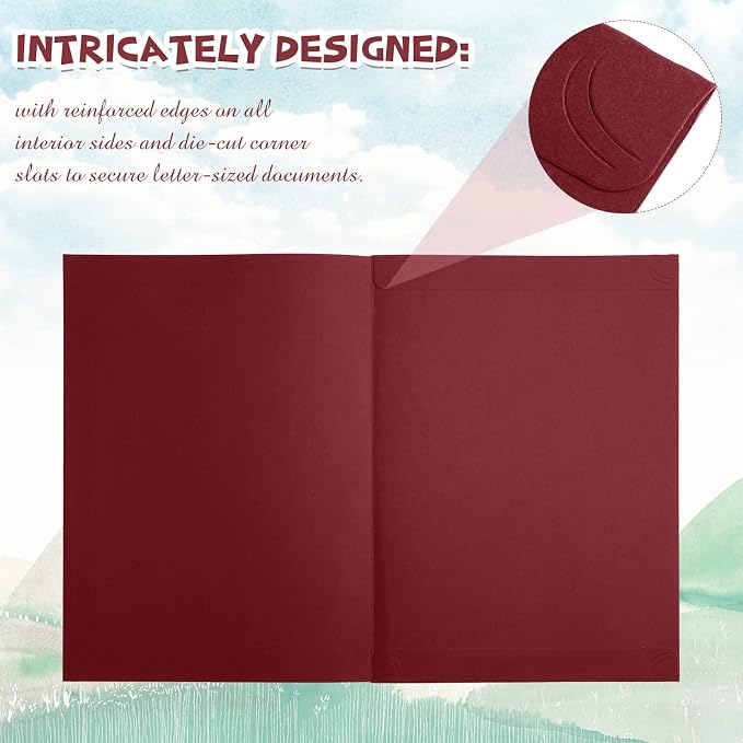 Fainne 80 Pieces Certificate Holders Diploma Holders Document Holder - Image 5