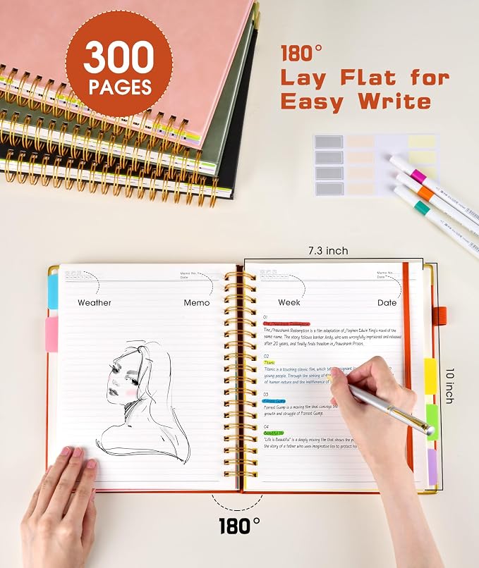 Hardcover Spiral Notebook Journal - Image 3