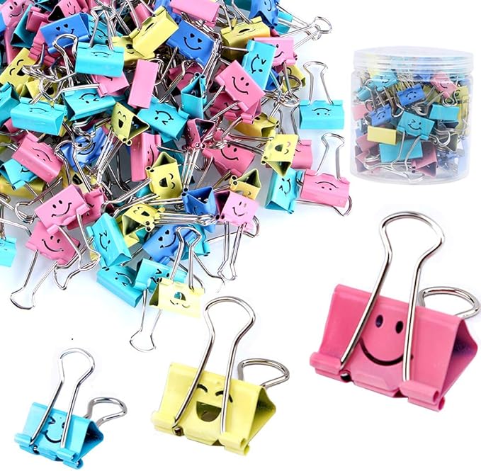 【72pack】 Binder Clips, Limque Paper Clips, Paper Clamps by Limque