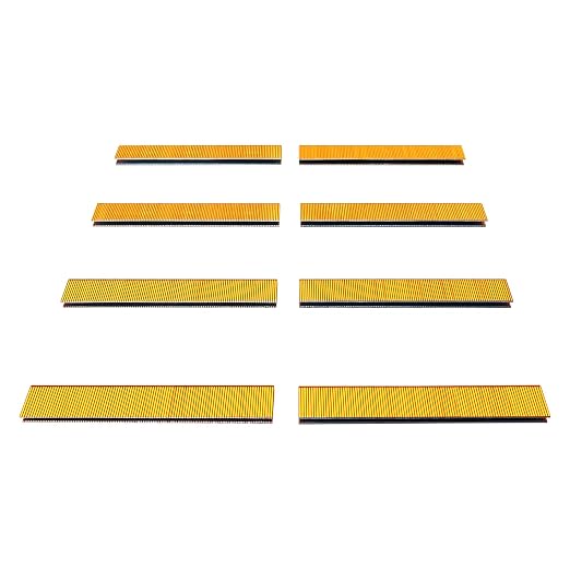 18 Gauge 1/4" Narrow Crown Staples 3/4" Leg Galvanized 800 Pack by SimCos