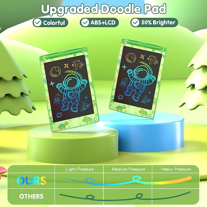 LCD Writing Tablet for Kids, 8.5 Inch, Dinosaur | Colorful Doodle Board - Image 6