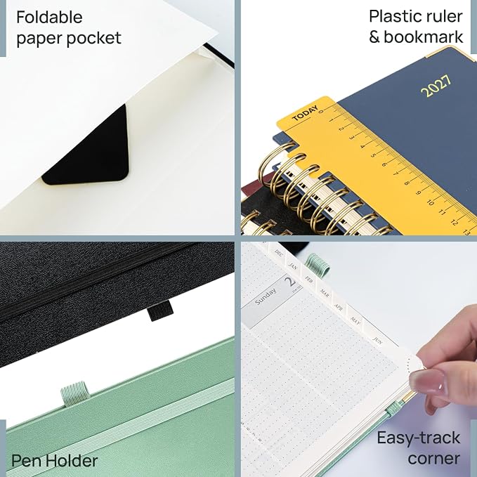 POPRUN 2027 Planner Daily Weekly and Monthly Calendar - Image 6