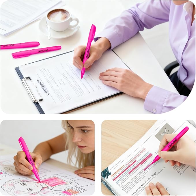 12 Pcs Highlighters, Chisel Tip, Note-Taking, Teacher & Student Supplies - Image 7