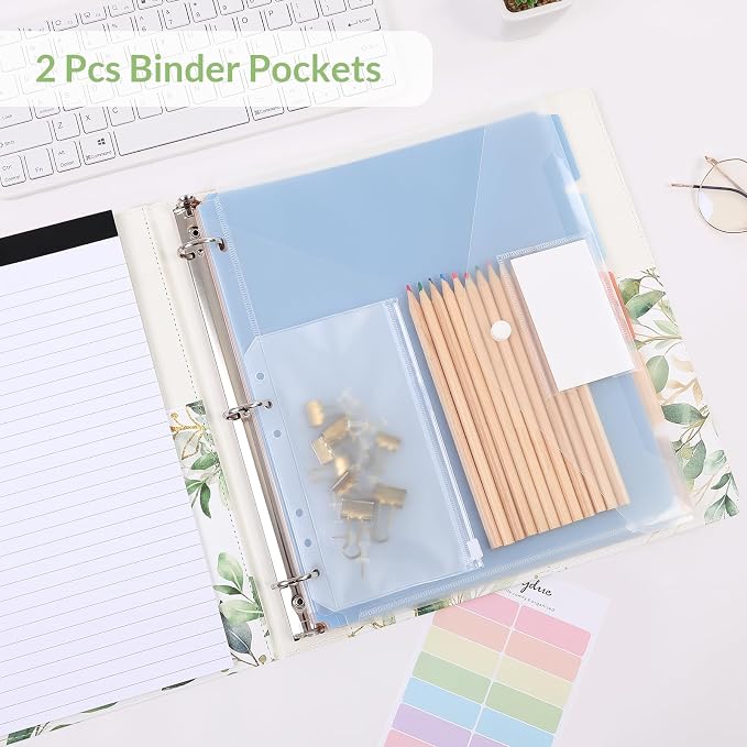 SKYDUE 1 Inch 3-Ring Binder - Image 2