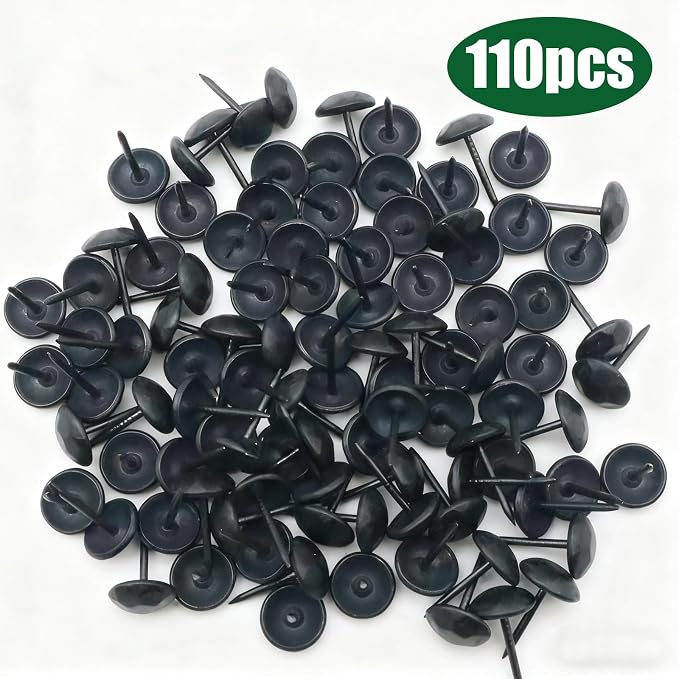 110pcs Upholstery Tacks for Furniture, Metal Upholstery Nails Decorative Thumb - Image 5