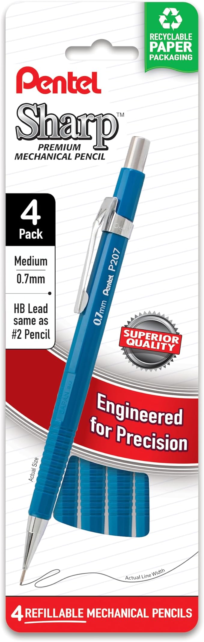 Pentel Sharp Mechanical Pencil, Medium Line by PentelofAmerica