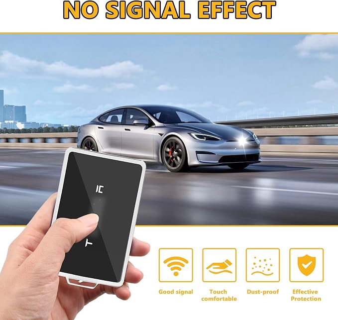 FT FUNTOR for Tesla Transparent Key Card Holder, TPU Card Case Protector - Image 4