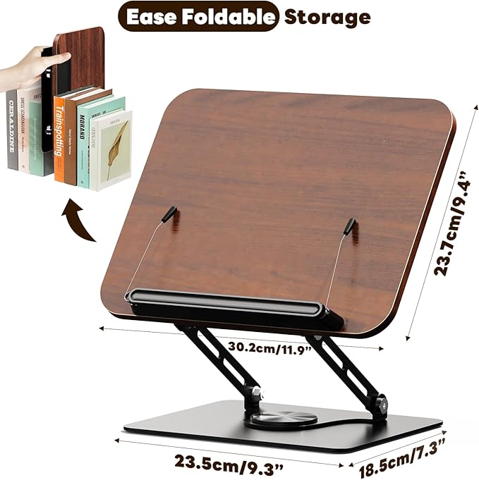 Abiglifty Book Stand for Reading, Adjustable Book Holder - Image 5
