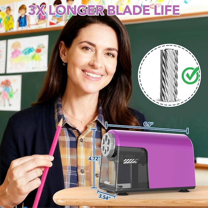 AFMAT Electric Pencil Sharpener - Image 3