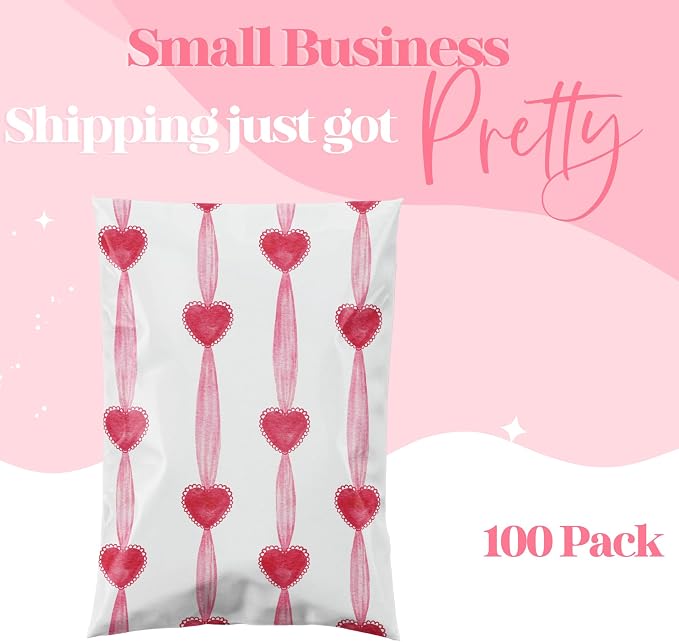 Pretty Package Store 6x9 Designer Poly Mailer 100 Pack Heavy Duty Waterproof - Image 4
