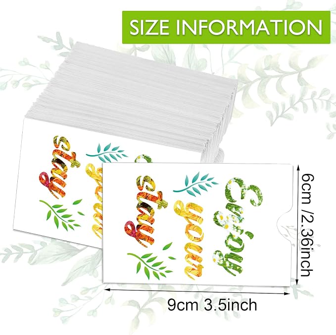 Geyee 500 Pcs Hotel Key Card Envelope Keycard Holder Sleeves Enjoy Your Stay - Image 2