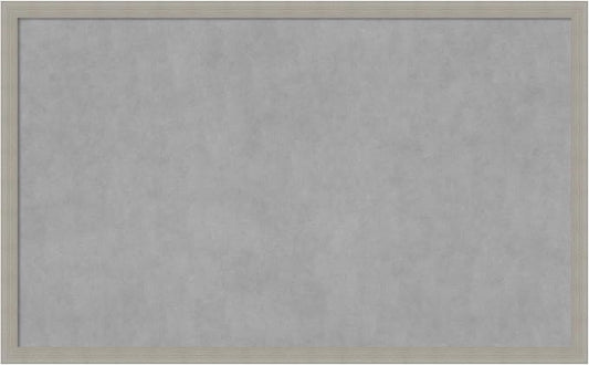 Amanti Art Grey Framed Magnetic Board 26x42 Large Vision Board by AmantiArt