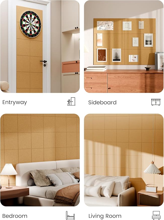 Bumusty Large Cork Board 47"x35" Alternative - Image 5