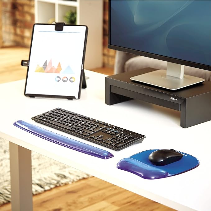 Fellowes Crystals Gel Mouse Pad Wrist Rest - Image 4