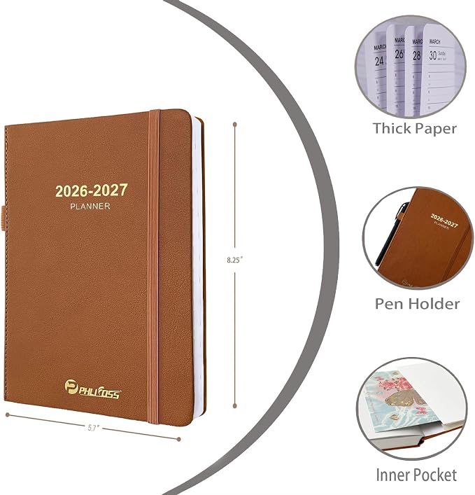 Daily Planner 2026-2027, One Page Per Day, Academic Calendar, Appointment Book - Image 2