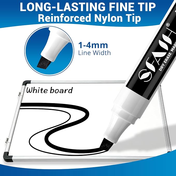 SFAIH Dry Erase Markers Chisel Tip - Image 2