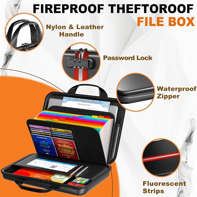 Fireproof Document Organizer - Image 3