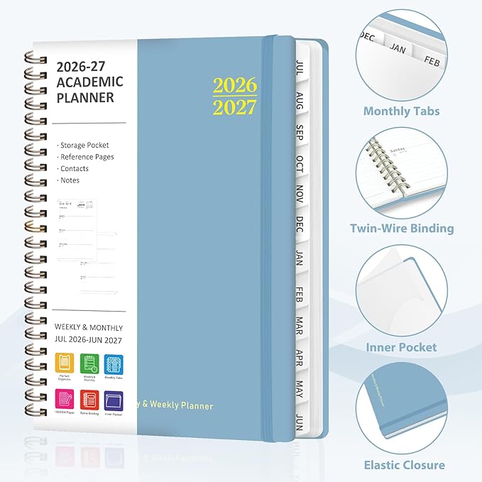 Planner 2026-2027, Weekly and Monthly Academic Planner, July 2026 - Image 5