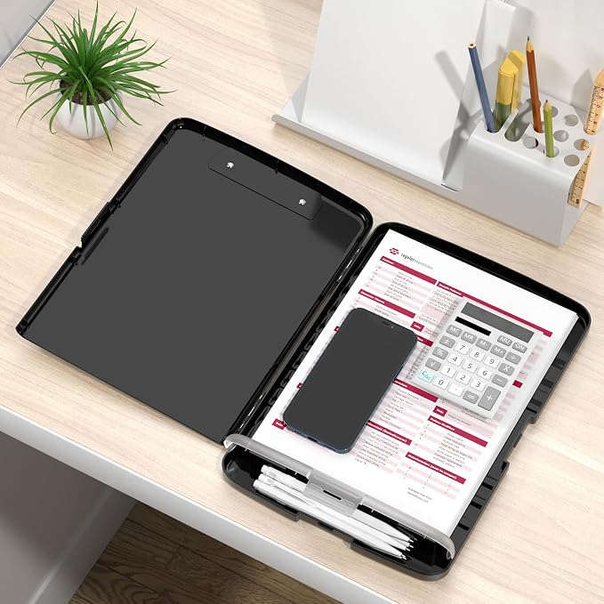 Rimilak Clipboard with Storage, 8.5 x 11'' High Capacity Clip Board - Image 7