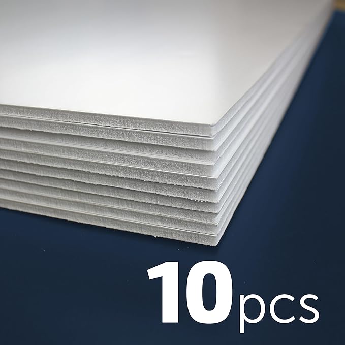 Flipside Products 32" x 40" White Foam Board, Arts and Crafts, 3/16" Thick, Presentations, Large Signboards, Backing Board, Display, Pack of 10-DeskLoop Office