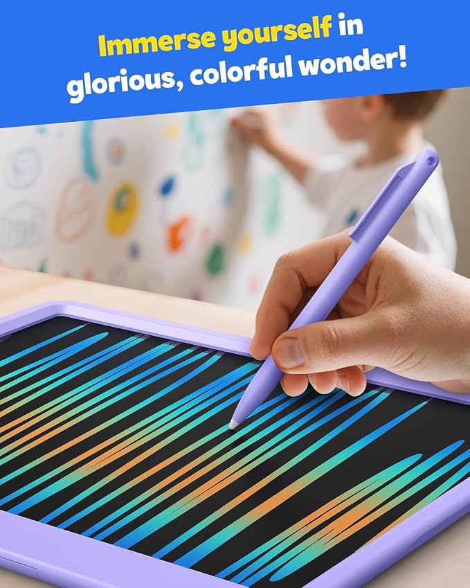 TEKFUN 12" LCD Writing Tablet for Kids Ages 3–8, Fun Drawing Tablet for - Image 6