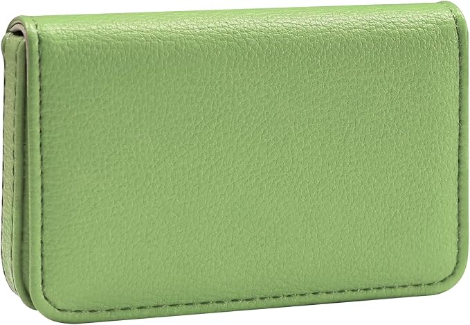 Business Card Holder，PU Leather Business Card Case Color Printing Pattern Card by AI-DEE