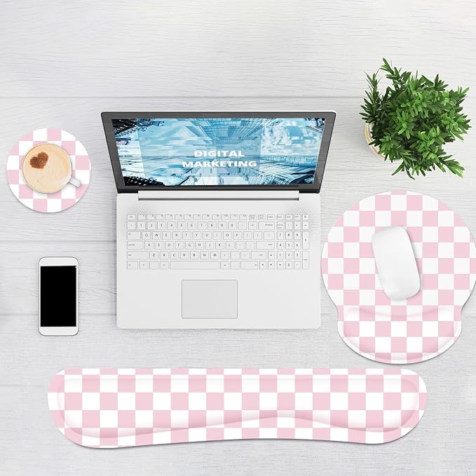 Ergonomic Mouse Pad with Wrist Rest and Keyboard Wrist Rest, Mousepad and Wrist - Image 6