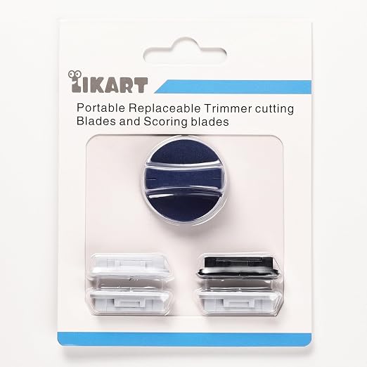 Likart 4-Pack Paper Cutter Replacement Blades Kit, Portable Trimmer Cutting by Likart