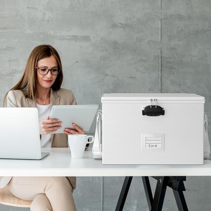 ROSONG Fireproof Document Box File Organizer - Image 7