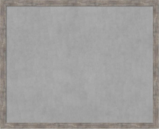 Amanti Art Silver Framed Magnetic Board 35x43 X-Large Vision Board by AmantiArt